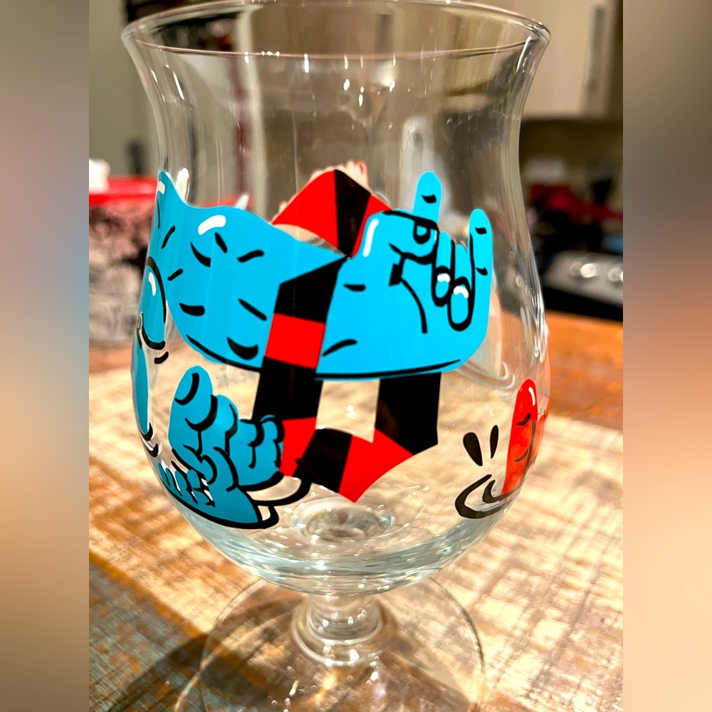 Duvel Limited Edition Artist Collection Belgian Beer Glass Nina Vandeweghe 2019